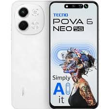 Tecno Pova 6 Neo 5G ( Aurora Cloud,6GB-128GB ) 1