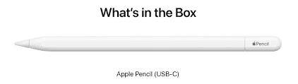 Apple Pencil ( White,USB-C ) 1